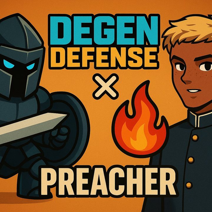 Degen Defense × Preacher artwork
